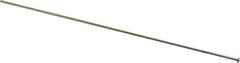 Gibraltar - 2.5mm Pin Diam, 5mm Head Diam x 2mm Head Height, 250mm OAL, Straight Ejector Pin - Steel, 248mm Pin Length - First Tool & Supply