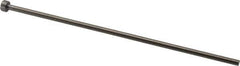 Gibraltar - 3mm Pin Diam, 6mm Head Diam x 3mm Head Height, 125mm OAL, Straight Ejector Pin - Steel, 122mm Pin Length - First Tool & Supply