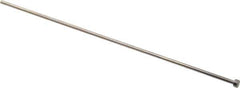 Gibraltar - 3mm Pin Diam, 6mm Head Diam x 3mm Head Height, 200mm OAL, Straight Ejector Pin - Steel, 197mm Pin Length - First Tool & Supply