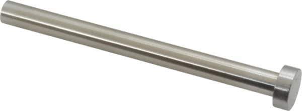 Gibraltar - 8mm Pin Diam, 14mm Head Diam x 5mm Head Height, 100mm OAL, Straight Ejector Pin - Steel, 95mm Pin Length - First Tool & Supply