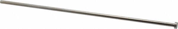 Gibraltar - 8mm Pin Diam, 14mm Head Diam x 5mm Head Height, 400mm OAL, Straight Ejector Pin - Steel, 395mm Pin Length - First Tool & Supply