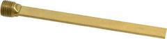 Made in USA - 1/4" NPT Thread, Straight, Die & Mold Cooling Baffle - 5" OAL, Brass - First Tool & Supply