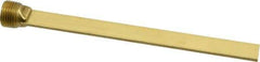 Made in USA - 3/8" NPT Thread, Straight, Die & Mold Cooling Baffle - 6" OAL, Brass - First Tool & Supply