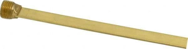 Made in USA - 1/2" NPT Thread, Straight, Die & Mold Cooling Baffle - 8" OAL, Brass - First Tool & Supply