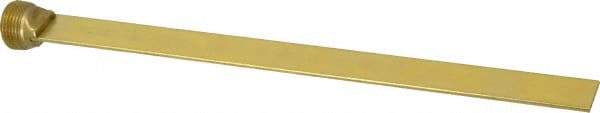 Made in USA - 3/4" NPT Thread, Straight, Die & Mold Cooling Baffle - 12" OAL, Brass - First Tool & Supply