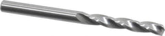 Guhring - 4.2mm 150° Solid Carbide Jobber Drill - Bright Finish, Right Hand Cut, Spiral Flute, Straight Shank, 55mm OAL, Standard Point - First Tool & Supply