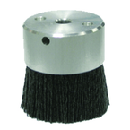 3" Diameter - Maximum Density Crimped Filament MINIATURE Disc Brush - 0.043/120 Grit - First Tool & Supply