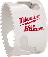 Milwaukee Tool - 1-13/16" Diam, 1-1/2" Cutting Depth, Hole Saw - Bi-Metal Saw, Toothed Edge - First Tool & Supply