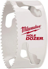 Milwaukee Tool - 3" Diam, 1-1/2" Cutting Depth, Hole Saw - Bi-Metal Saw, Toothed Edge - First Tool & Supply