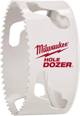 Milwaukee Tool - 3-1/8" Diam, 1-1/2" Cutting Depth, Hole Saw - Bi-Metal Saw, Toothed Edge - First Tool & Supply