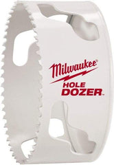 Milwaukee Tool - 3-3/4" Diam, 1-1/2" Cutting Depth, Hole Saw - Bi-Metal Saw, Toothed Edge - First Tool & Supply