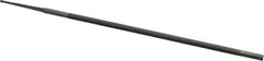 PFERD - 8" Long, Round American-Pattern File - Tang - First Tool & Supply