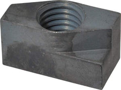 Gibraltar - 5/8-11 Blind Tapped Quarter Turn T Slot Nut - 11/16" Slot Width, 11/16 x 0.427" Base Width x Height, 1-3/8 x 3/4" OAL x Height - First Tool & Supply