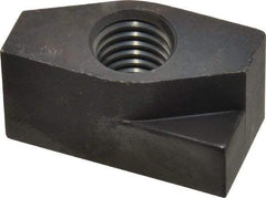 Gibraltar - 1/2-13 Blind Tapped Quarter Turn T Slot Nut - 11/16" Slot Width, 11/16 x 0.427" Base Width x Height, 1-3/8 x 3/4" OAL x Height - First Tool & Supply