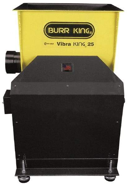 Burr King - 3/4 hp, Wet/Dry Operation Vibratory Tumbler - Flow Through Drain - First Tool & Supply