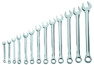 STANLEY® 13 Piece Full Polish Combination Wrench Set – 12 Point - First Tool & Supply