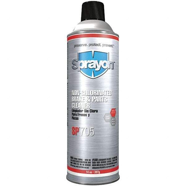 Sprayon - Nonchlorinated Brake Parts Cleaner - 16 oz Aerosol Can - First Tool & Supply