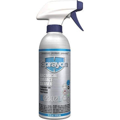 Sprayon - 14 Ounce Aerosol Contact Cleaner - 9°F Flash Point, 0 Volt Dielectric Strength, Flammable, Food Grade, Plastic Safe - First Tool & Supply