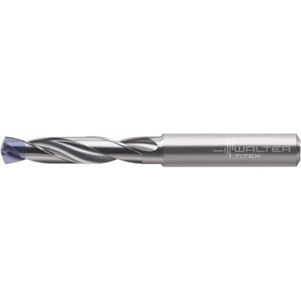 Walter-Titex - 8.4mm 140° Spiral Flute Solid Carbide Screw Machine Drill Bit - First Tool & Supply