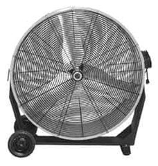 Airmaster - 30" Blade, Direct Drive, 1/2 hp, 5,670, 4,590 CFM, Man Cooler - 115 Volts, 2 Speed, Single Phase - First Tool & Supply