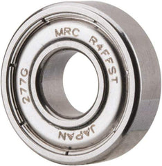 SKF - 1/4" Bore Diam, 5/8" OD, Double Shield Deep Groove Radial Ball Bearing - 0.196" Wide, 1 Row, Round Bore, 139 Lb Static Capacity, 266 Lb Dynamic Capacity - First Tool & Supply