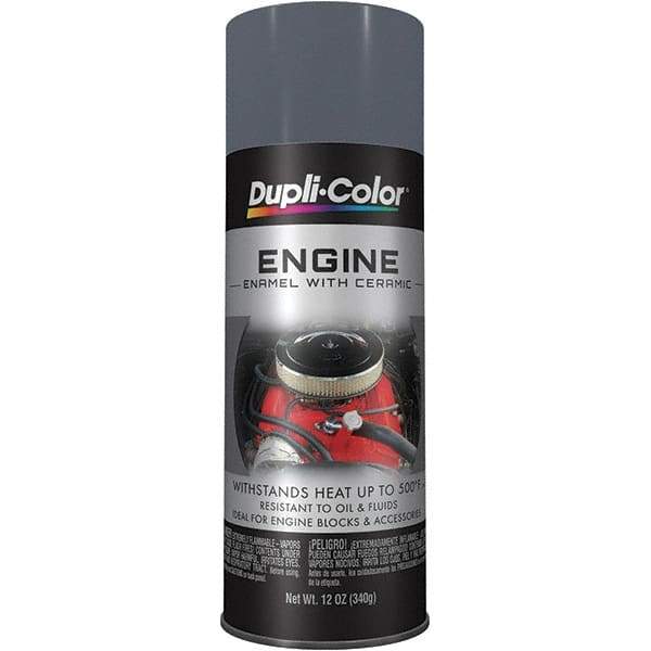 Krylon - 12 oz New Ford Gray Automotive Heat Resistant Paint - High Gloss Finish, Comes in Aerosol Can - First Tool & Supply