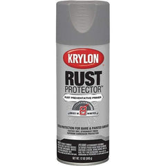 Krylon - 12 oz Gray Primer Automotive Heat Resistant Paint - Flat Finish, Comes in Aerosol Can - First Tool & Supply