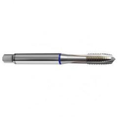 M2.5x0.45 6H 3-Flute PM Cobalt Blue Ring Spiral Point Plug Tap-Bright - First Tool & Supply