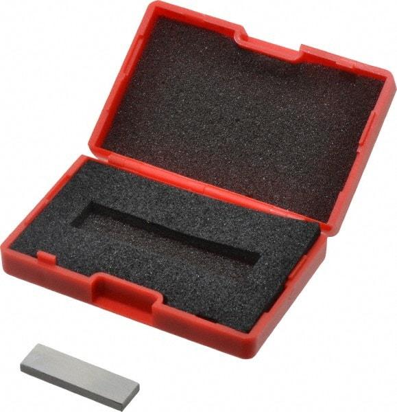 SPI - 0.118" Rectangular Steel Gage Block - Accuracy Grade AS-1, Includes NIST Traceability Certification - First Tool & Supply