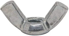 Value Collection - 1/4-20 UNC, Zinc Plated, Steel Standard Wing Nut - 1.1" Wing Span, 0.57" Wing Span - First Tool & Supply