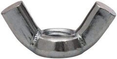 Value Collection - 3/8-16 UNC, Zinc Plated, Steel Standard Wing Nut - 1.44" Wing Span, 0.79" Wing Span - First Tool & Supply