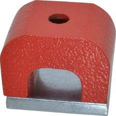 Eclipse - 3/16" Hole Diam, 1-1/8" Overall Width, 3/4" Deep, 3/4" High, Alnico Power Magnets - 1,022°Fahrenheit Max Operating Temp - First Tool & Supply