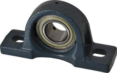 Value Collection - 6-3/16" OALBall Bearing Pillow Block - Cast Iron - First Tool & Supply