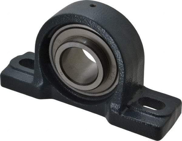 Value Collection - 7-1/8" OALBall Bearing Pillow Block - Cast Iron - First Tool & Supply