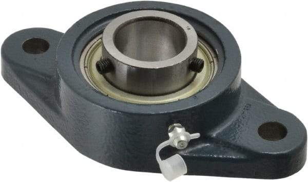 Value Collection - 5-9/16" OALBall Bearing Pillow Block - Cast Iron - First Tool & Supply