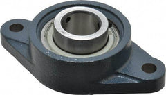 Value Collection - 6-1/8" OALBall Bearing Pillow Block - Cast Iron - First Tool & Supply