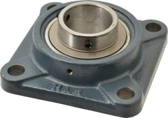 Value Collection - 5-3/8" OALBall Bearing Pillow Block - Cast Iron - First Tool & Supply