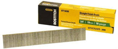 Stanley Bostitch - 18 Gauge 3/4" Long Brad Nails for Power Nailers - Steel, Galvanized Finish, Brad Head, Chisel Point - First Tool & Supply