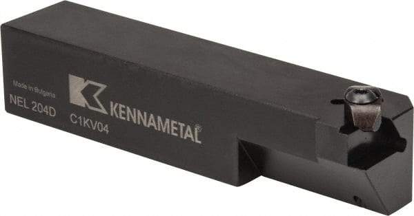 Kennametal - Internal/External Thread, Left Hand Cut, 1-1/4" Shank Width x 1-1/4" Shank Height Indexable Threading Toolholder - 6" OAL, N.4R Insert Compatibility, NE Toolholder, Series Top Notch - First Tool & Supply