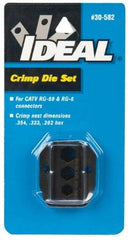 Ideal - RG-59, RG-6 Crimping Die Set - Use with Crimpmaster Ratcheting Crimp Tool - First Tool & Supply