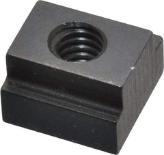 Gibraltar - 1/4-20 Tapped Through T Slot Nut - 3/8" Slot Width, 9/16 x 15/64" Base Width x Height, 9/16 x 3/8" OAL x Height - First Tool & Supply