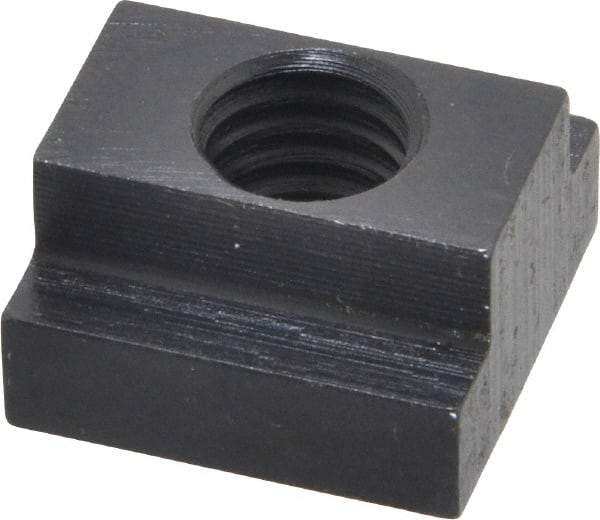 Gibraltar - 7/16-14 Blind Tapped T Slot Nut - 1/2" Slot Width, 7/8 x 9/32" Base Width x Height, 7/8 x 1/2" OAL x Height - First Tool & Supply