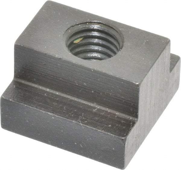 Gibraltar - 1/2-13 Blind Tapped T Slot Nut - 5/8" Slot Width, 1-1/8 x 3/8" Base Width x Height, 1-1/8 x 3/4" OAL x Height - First Tool & Supply