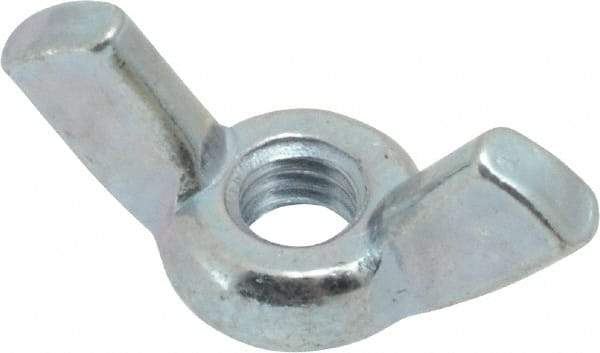 Value Collection - #10-32 UNF, Steel Standard Wing Nut - Grade 2, 0.91" Wing Span, 0.47" Wing Span - First Tool & Supply