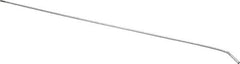 Schaefer Brush - 24" Long, 8-32 Female, Galvanized Steel Brush Handle Extension - 0.162" Diam, 8-32 Male, For Use with Tube Brushes & Scrapers - First Tool & Supply