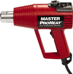 Master Appliance - 500 to 1,000°F Heat Setting, 16 CFM Air Flow, Heat Gun - 120 Volts, 11 Amps, 1,300 Watts, 6' Cord Length - First Tool & Supply