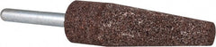 Grier Abrasives - 3/4 x 2-1/2" Head Diam x Thickness, A1, Cone, Aluminum Oxide Mounted Point - First Tool & Supply