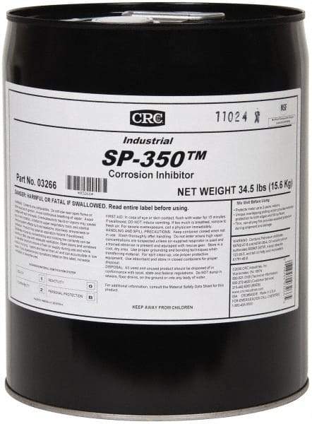 CRC - 5 Gal Rust/Corrosion Inhibitor - Comes in Pail, Food Grade - First Tool & Supply