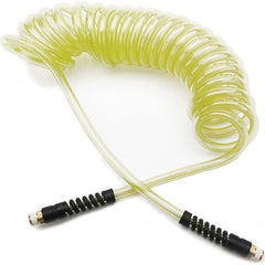 Parker - Coiled & Self-Storing Hose Inside Diameter (Inch): 1/4 Material: 95A Shore Durometer Polyurethane - First Tool & Supply