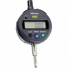 Mitutoyo - Electronic Drop Indicators Minimum Measurement (Decimal Inch): 0.0000 Maximum Measurement (mm): 12.7 - First Tool & Supply